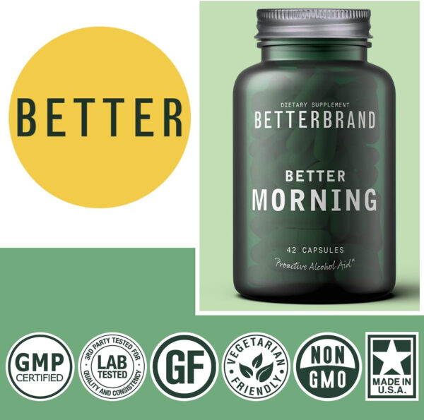 Betterbrand BetterMorning Prevents Headaches and Supports Liver Aid (10x Single Serving Packets) | Gluten-Free, Vegetarian - Image 15